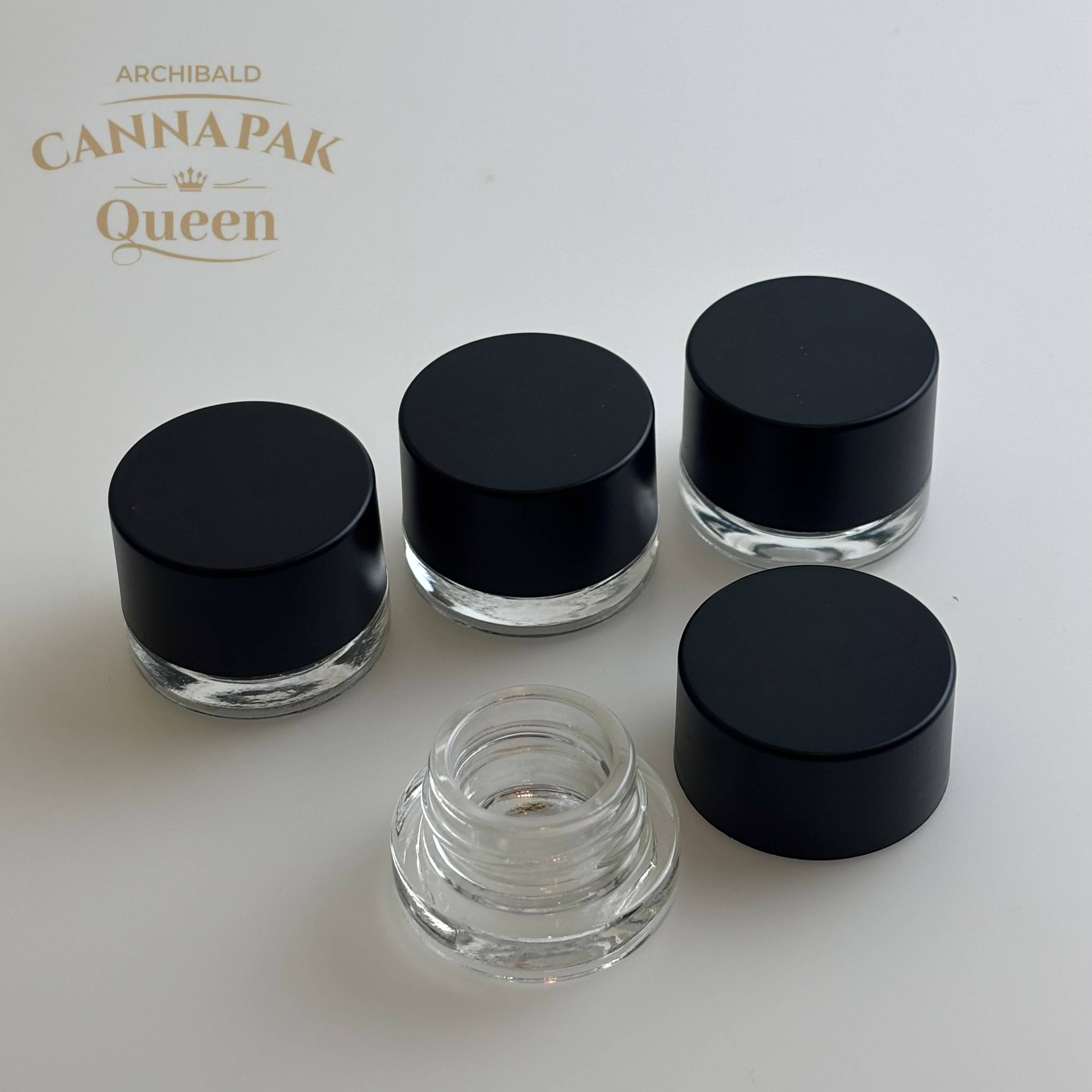 CBD packaging and labeling jar